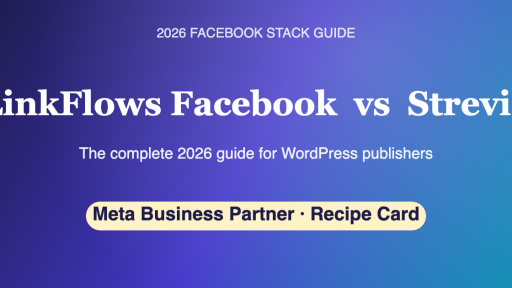 LinkFlows Facebook vs Strevio 2026 hero comparison