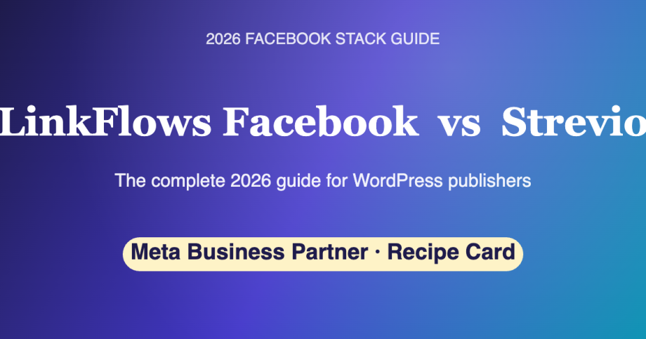 LinkFlows Facebook vs Strevio 2026 hero comparison